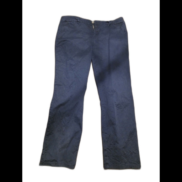Tommy Hilfiger Women’s Straight Leg Pants Size 14 Navy Blue - Picture 1 of 8